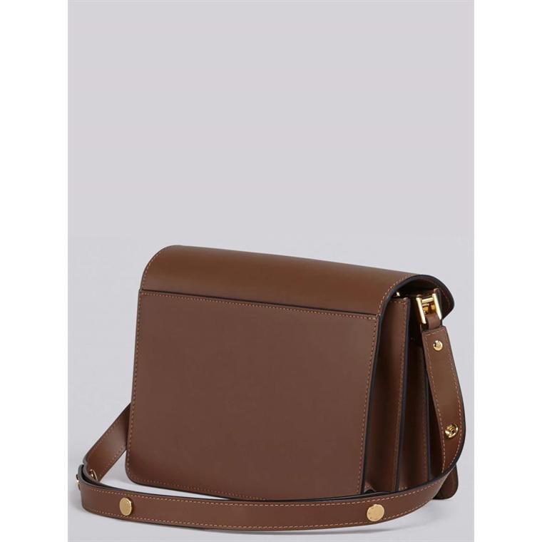 MARNI Medium Trunk Bag, Gold Brown